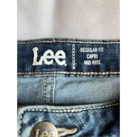 Lee Regular Fit Capri Mid Rise Jeans - Picture 6 of 15